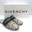 Givenchy Bedford Flat Mules Grey Python-Embossed Leather Size 38