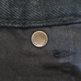 Saint Laurent 90's High Waist Straight Leg Jeans Black Denim Size 28