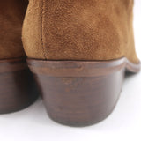 Penelope Chilvers Cassidy Cowboy Boots Tan Suede Size 40