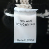 La Ligne Mini Marin Striped Sweater Black & White Wool-Cashmere Size Extra Small