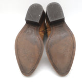 Penelope Chilvers Cassidy Cowboy Boots Tan Suede Size 40