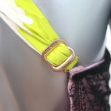 Maria Lucia Hohan Lola Asymmetric Draped Mini Dress Lace-Trim Silk Size US 6 NEW