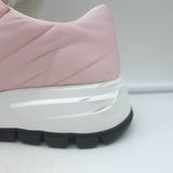 Prada Prax 01 Re-Nylon Quilted Low Top Sneakers Light Pink Size 37.5