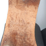 Givenchy Bedford Flat Mules Grey Python-Embossed Leather Size 38