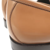 Celine Malaquais Triomphe Penny Loafers Camel Polished Leather Size 38.5