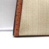 Vintage Hermes Kelly 32 Bag Crinoline Horse Hair & Gold Ostrich Gold Hardware