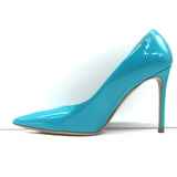 Michael Kors Collection Gretel Runway Pumps Turquoise Patent Leather Size 38