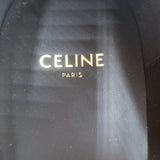 Celine Malaquais Triomphe Penny Loafers Camel Polished Leather Size 38.5