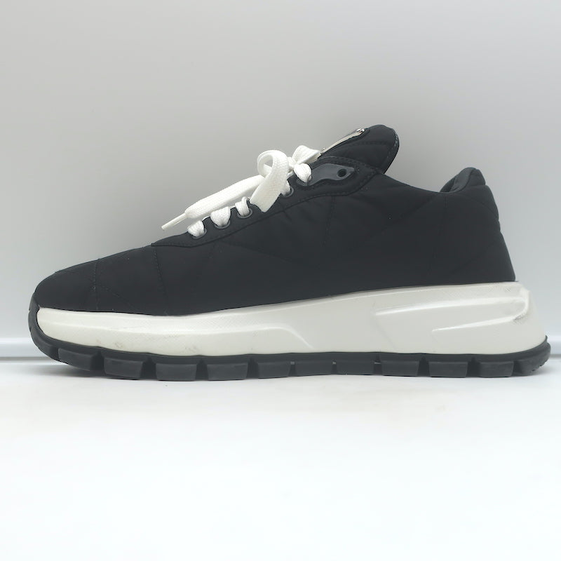 Prada Prax 01 Re-Nylon Quilted Low Top Sneakers Black Size 37.5