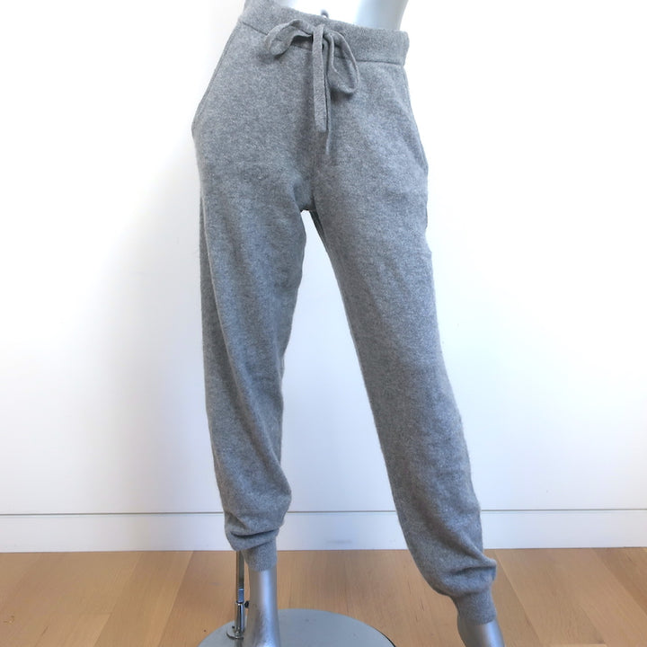Alo Yoga Jet Set Hoodie &amp; Pants Set Heather Gray Cashmere-Blend Size Medium