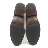 Celine Malaquais Triomphe Penny Loafers Camel Polished Leather Size 38.5