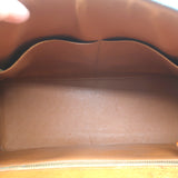 Vintage Hermes Kelly 32 Bag Crinoline Horse Hair & Gold Ostrich Gold Hardware