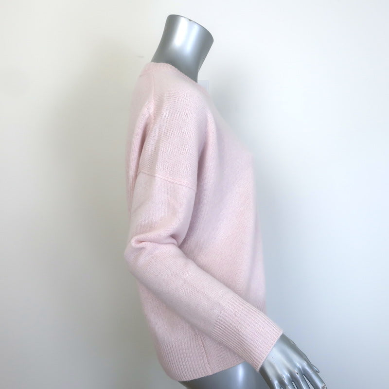 Brochu Walker The Everyday Cashmere Crewneck Sweater Light Pink Size Small