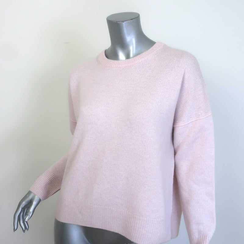 Brochu Walker The Everyday Cashmere Crewneck Sweater Light Pink Size Small