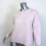 Brochu Walker The Everyday Cashmere Crewneck Sweater Light Pink Size Small