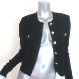 L'Agence Toulouse Cardigan Black Stretch Knit Size Small NEW