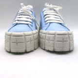 Prada Re-Nylon Double Wheel Platform Low-Top Sneakers Sky Blue Size 39