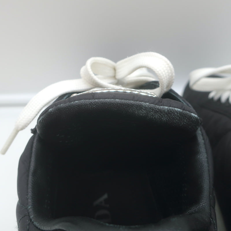 Prada Prax 01 Re-Nylon Quilted Low Top Sneakers Black Size 37.5