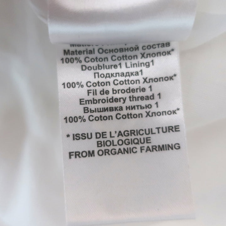 Isabel Marant Etoile Sabba Embroidered Maxi Dress White Cotton Size 36