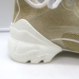 Christian Dior D-Connect Sneakers Gold Technical Knit Size 37.5