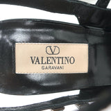 Valentino Rockstud Bicolor Cage Pumps White & Black Patent Leather Size 38.5 NEW