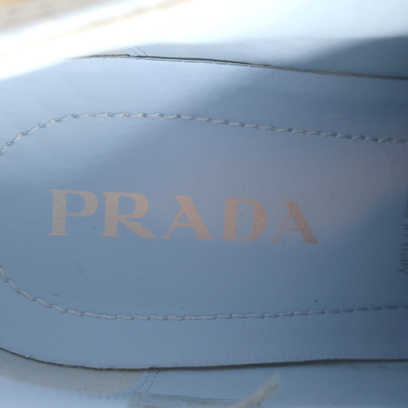 Prada Re-Nylon Double Wheel Platform Low-Top Sneakers Sky Blue Size 39