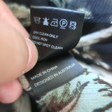 Zimmermann Lavish Braid Top Black Floral Print Chiffon Size 1 Bell Sleeve Blouse