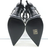 Valentino Rockstud Bicolor Cage Pumps White & Black Patent Leather Size 38.5 NEW