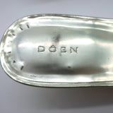 Doen Gio Mixed Metallic Leather Kitten Heel Sandals Gold/Silver Size 40