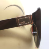 Fendi Peekaboo 52mm Oversize Sunglasses Brown/Rose Gold FF 0265/S 09QLC