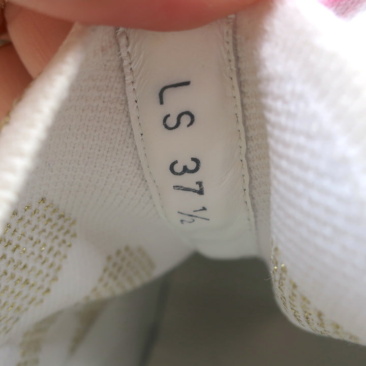 Christian Dior D-Connect Sneakers Gold Technical Knit Size 37.5