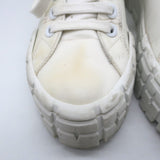 Prada Re-Nylon Double Wheel Platform Low-Top Sneakers White Size 39