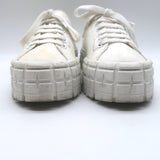 Prada Re-Nylon Double Wheel Platform Low-Top Sneakers White Size 39