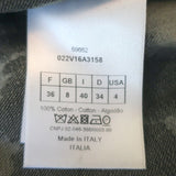 Christian Dior Tie Dye Denim Jacket Greenish Gray Cotton Size 36