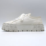Prada Re-Nylon Double Wheel Platform Low-Top Sneakers White Size 39