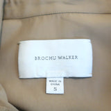 Brochu Walker Havana Tiered Shirtdress Sahara Size Small Puff Sleeve Midi Dress