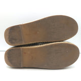 Christian Dior Granville Shearling Espadrille Boots Navy Velvet Oblique Size 39