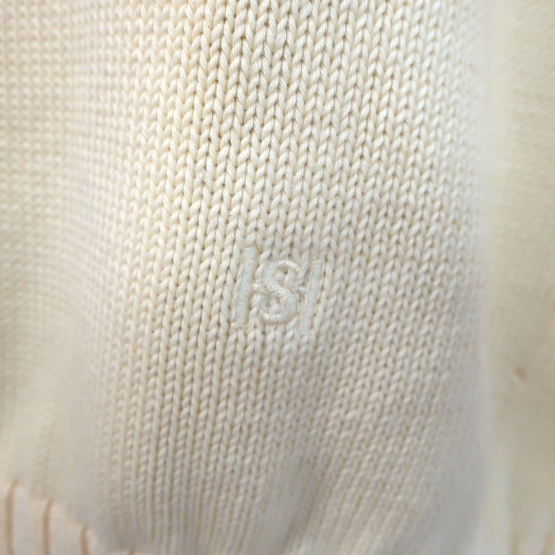 HIGH SPORT Jordan Crewneck Sweater Pastel Yellow Cotton Size Small