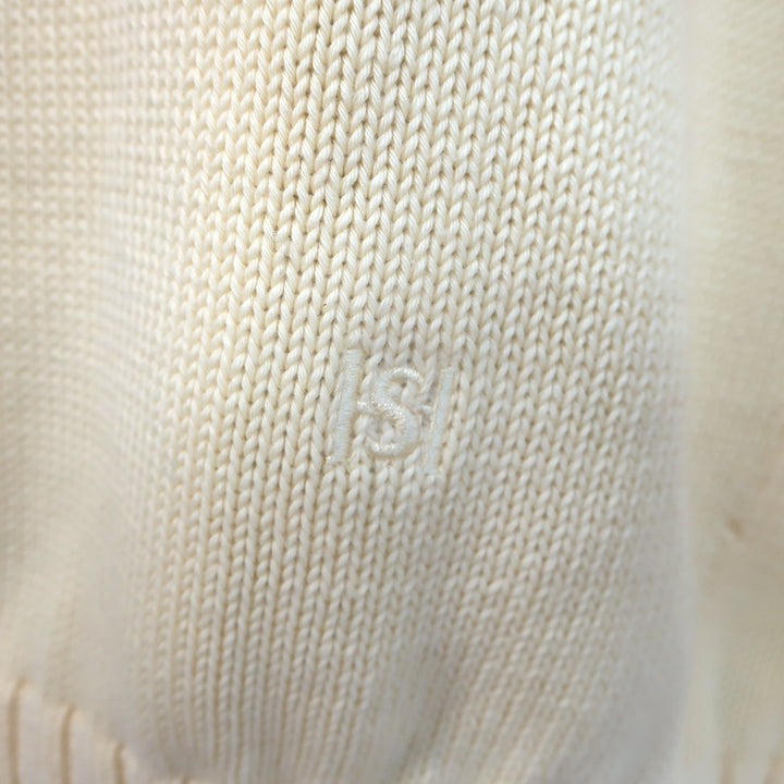 HIGH SPORT Jordan Crewneck Sweater Pastel Yellow Cotton Size Small