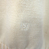 HIGH SPORT Jordan Crewneck Sweater Pastel Yellow Cotton Size Small