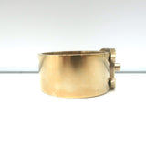 Chanel CC Turn Lock Cuff Bracelet Gold Size Medium