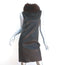 Prada Leather Sheath Dress with Removable Fur Collar Dark Brown Size 44
