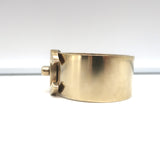 Chanel CC Turn Lock Cuff Bracelet Gold Size Medium