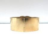 Chanel CC Turn Lock Cuff Bracelet Gold Size Medium