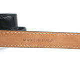 Valentino Skinny Bow Belt Black Patent Leather Size 90 US 36