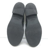 Prada Crystal Loafer Mules Black Satin Size 37