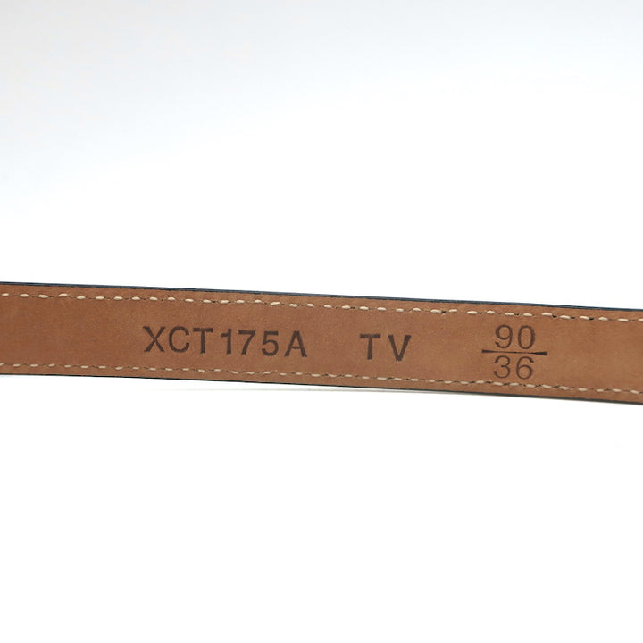 Valentino Skinny Bow Belt Black Patent Leather Size 90 US 36