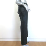 Altuzarra Todd Leather Straight Leg Pants Black Size 36 NEW