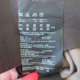 Prada Leather Sheath Dress with Removable Fur Collar Dark Brown Size 44