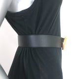 Gucci GG Marmont Belt Black Leather Size 70 US 28